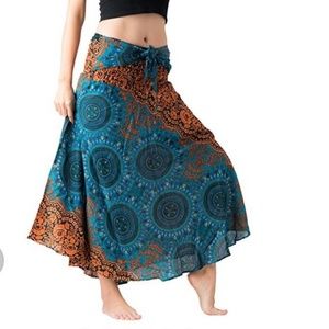 Women's long hippie skirts